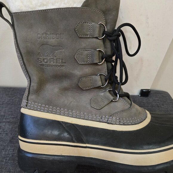 Sorel Mens Boot Caribou Waterproof Excellent Value Size10 - Picture 5 of 7